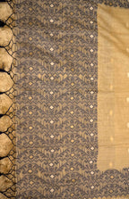 Beige Cotton Saree
