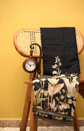 Black Cotton Saree