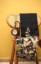 Black Cotton Saree