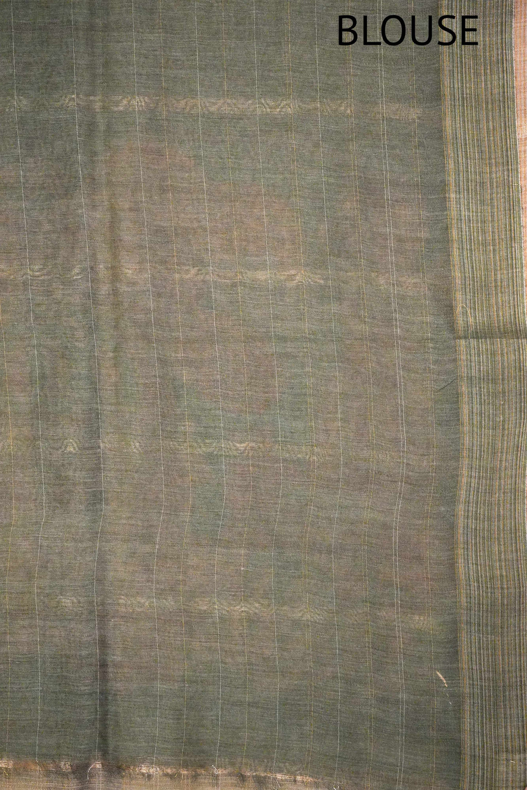 Kalamkari Green Cotton Saree