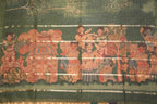 Kalamkari Green Cotton Saree