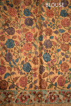 Kantha Work Tussar Silk Saree