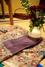 Kantha Work Tussar Silk Saree