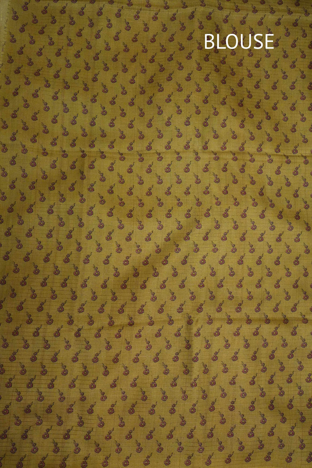 Royal Blue Tussar Printed Saree