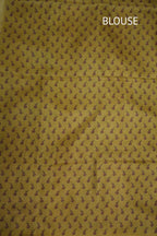 Royal Blue Tussar Printed Saree