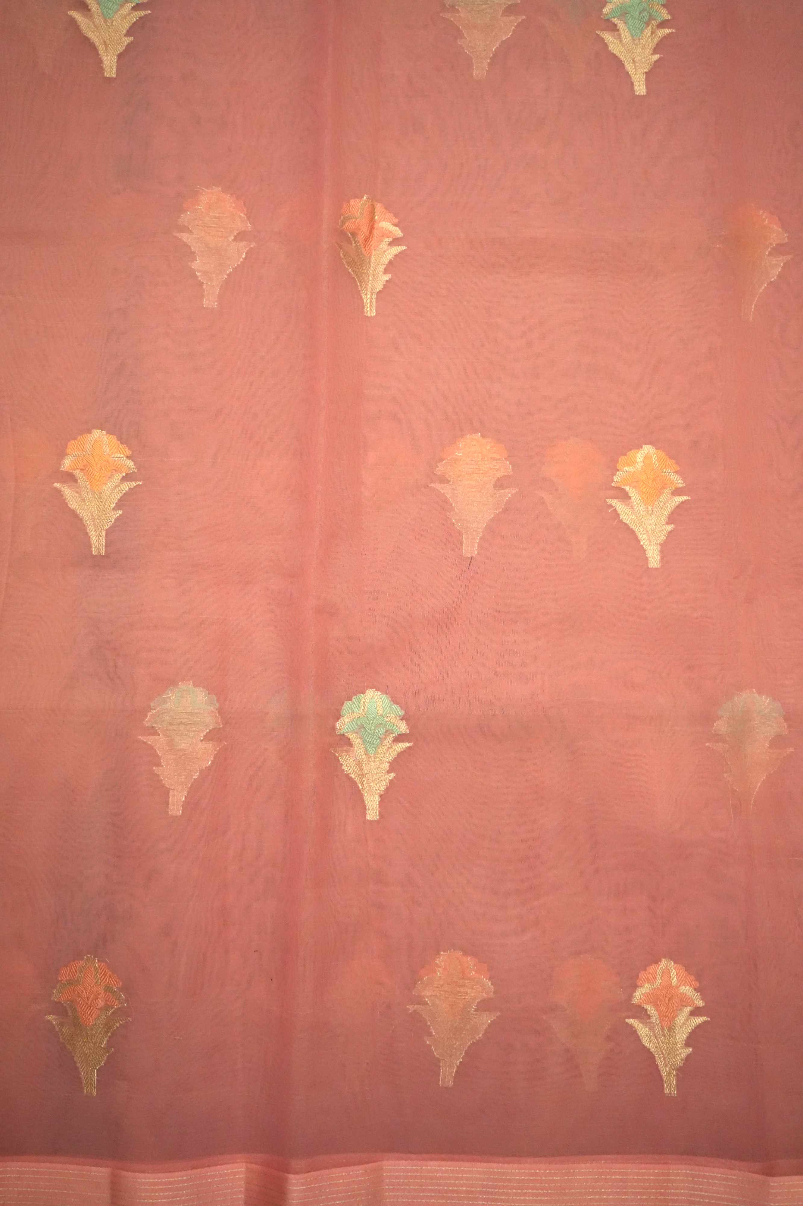 Soft Pink Organza Saree
