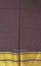 Chettinad Brown Cotton Saree