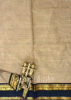 Chettinad Temple Check Cotton Saree