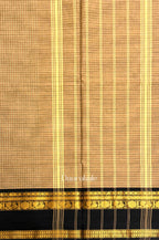 Chettinad Temple Check Cotton Saree