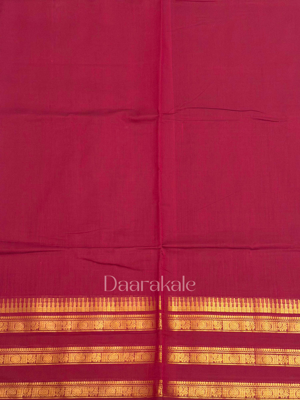 Chetinad maroon cotton saree