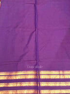 Chettinad deep purple Cotton Saree