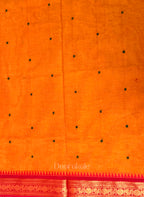 Chettinad Mustard Pink Butta Cotton Saree